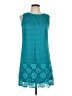 B Sharp 100% Polyester Teal Cocktail Dress Size M - photo 1