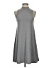 Topshop Solid Gray Casual Dress Size 4 - photo 1