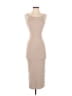 Garage Solid Tan Cocktail Dress Size XS - photo 1