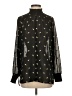 CAbi Stars Black Long Sleeve Blouse Size S - photo 1