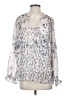 Lovestitch 100% Polyester Silver 3/4 Sleeve Blouse Size S - photo 1