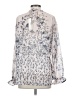 Lovestitch 100% Polyester Silver 3/4 Sleeve Blouse Size S - photo 2