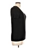 Liz Claiborne Black Short Sleeve Top Size L - photo 4