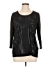 TanJay Black 3/4 Sleeve T-Shirt Size L - photo 1
