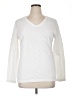 DKNY Jeans 100% Cotton White Long Sleeve Top Size XL - photo 1