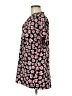 CAbi 100% Polyester Floral Black Short Sleeve Blouse Size M - photo 5
