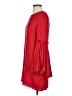 Milly Solid Red Casual Dress Size 4 - photo 5