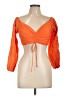 Urban Outfitters 100% Polyester Orange 3/4 Sleeve Top Size L - photo 1