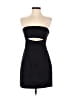 Zara Solid Black Cocktail Dress Size S - photo 1