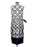 Banana Republic 100% Polyester Blue Casual Dress Size 8 - photo 2