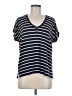 Zara TRF Stripes Blue Short Sleeve T-Shirt Size M - photo 1