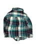 Cat & Jack 100% Cotton Plaid Green Long Sleeve Button-Down Shirt 12-18 MO / 18 MO - photo 2