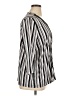 Robert Louis Stripes Black 3/4 Sleeve Blouse Size XL - photo 4