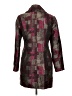 Tribal 100% Polyester Color Block Burgundy Cardigan Size 6 - photo 2