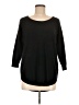One Grey Day 100% Cashmere Black Cashmere Pullover Sweater Size M - photo 1