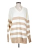 New York & Company Stripes Ivory Pullover Sweater Size S - photo 1