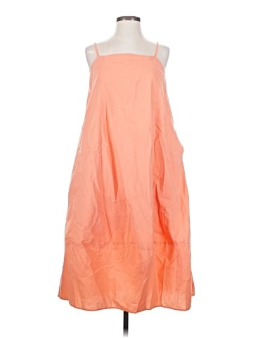 Self Contrast Casual Dress (view 1)