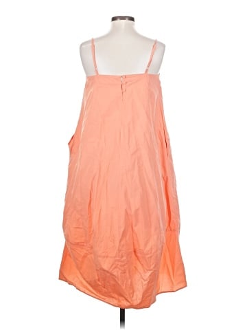 Self Contrast Casual Dress (view 2)