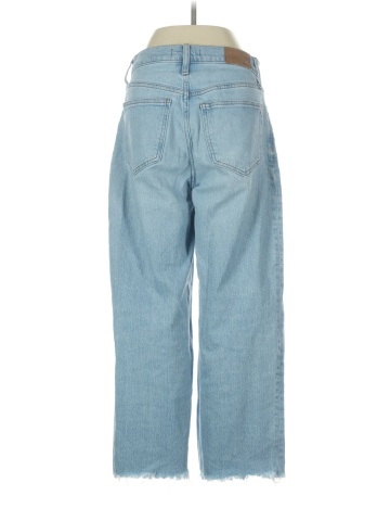 Madewell The Perfect Vintage Wide-Leg Crop Jean in Altoona Wash: Raw-Hem Edition (view 2)