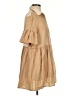 Shein Tan Short Sleeve Blouse Size 2 - photo 4