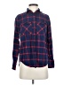 J.Crew 100% Cotton Plaid Blue Long Sleeve Button-Down Shirt Size 00 - photo 1