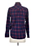 J.Crew 100% Cotton Plaid Blue Long Sleeve Button-Down Shirt Size 00 - photo 2