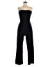 Monteau Solid Black Jumpsuit Size M - photo 1