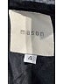 Mason 100% Silk Stripes Black Jumpsuit Size 4 - photo 4