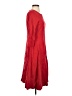 Lands' End Solid Red Casual Dress Size S - photo 4