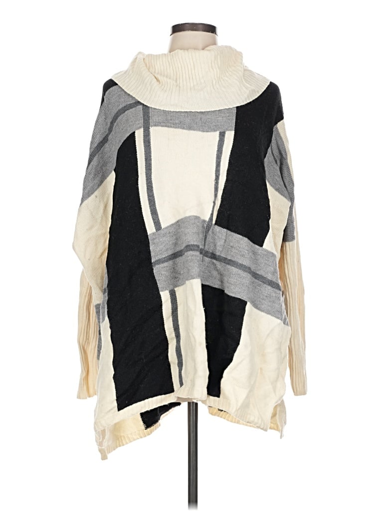 Pre-owned Pendleton Poncho In White
