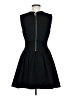 VERTIGO Solid Black Cocktail Dress Size M - photo 2