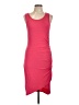 Free Press Solid Pink Cocktail Dress Size L - photo 1