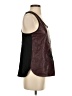 Tibi Burgundy Sleeveless Top Size 2 - photo 4