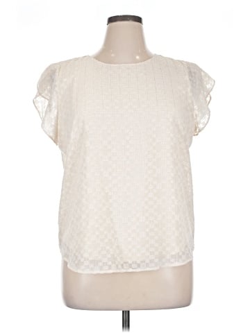DKNY Short Sleeve Blouse (view 1)
