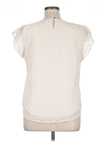 DKNY Short Sleeve Blouse (view 2)