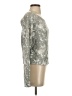 J.Crew 100% Cotton Metallic Silver Pullover Sweater Size XS - photo 4