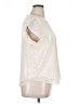 DKNY Ivory Short Sleeve Blouse Size XL - photo 4