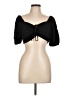 Wild Fable Black Short Sleeve Top Size L - photo 1