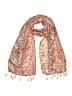 Unbranded Paisley Orange Scarf One size - photo 1