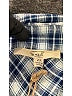 Easel Checkered-gingham Blue Long Sleeve Button-Down Shirt Size 2X - photo 4