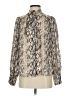 J by Joie 100% Polyester Animal Print Ivory Long Sleeve Blouse Size S - photo 1