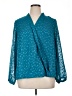 Cj Banks 100% Polyester Teal 3/4 Sleeve Blouse Size 1X - photo 1