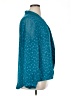 Cj Banks 100% Polyester Teal 3/4 Sleeve Blouse Size 1X - photo 4