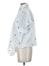 Madewell 100% Cotton Polka Dots Blue Short Sleeve Button-Down Shirt Size XXS - photo 5