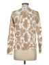 Ecru 100% Cotton Ivory Tan Cardigan Size M - photo 2