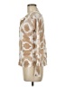 Ecru 100% Cotton Ivory Tan Cardigan Size M - photo 5