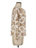 Ecru 100% Cotton Ivory Tan Cardigan Size M - photo 4