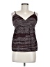 Volcom 100% Viscose Burgundy Sleeveless Top Size 8 - photo 1