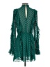 Tula 100% Polyester Green Cocktail Dress Size S - photo 2