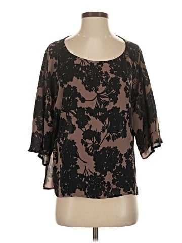 Paper Crown 3/4 Sleeve Blouse (view 1)